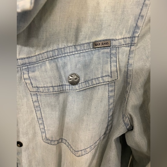 Vintage white washed denim jacket - Picture 3 of 7